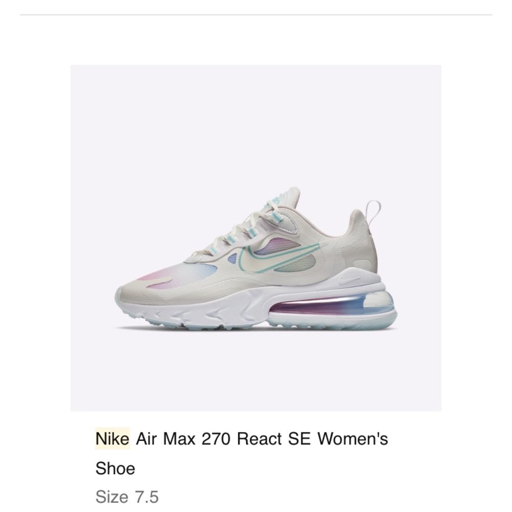 Nike Air Max 270 React SE